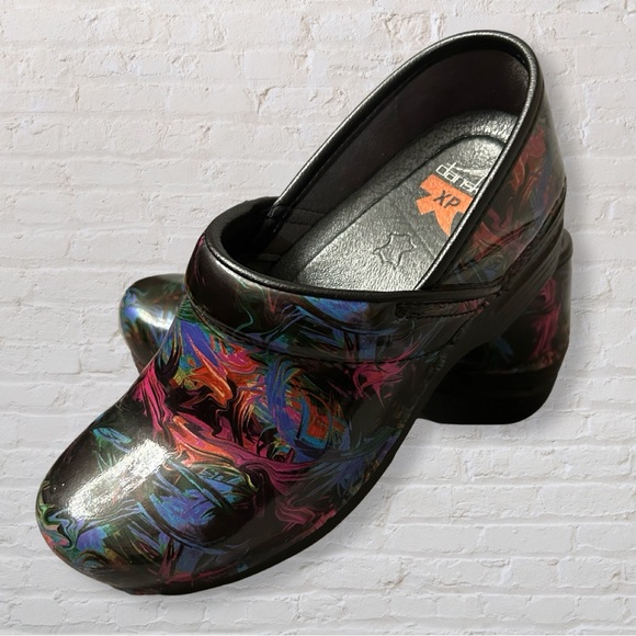 Dansko Multicolor Patterned Clogs - Picture 2 of 9